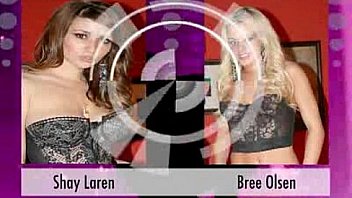 Shay Laren and Bree Olson suck each other's tits