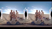 Naughty America - VR you get to fuck 3 chicks in the desert